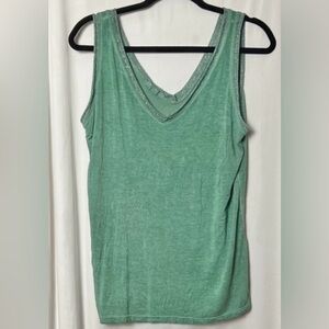 Andromede Paris Green Sleeveless Top Size Large